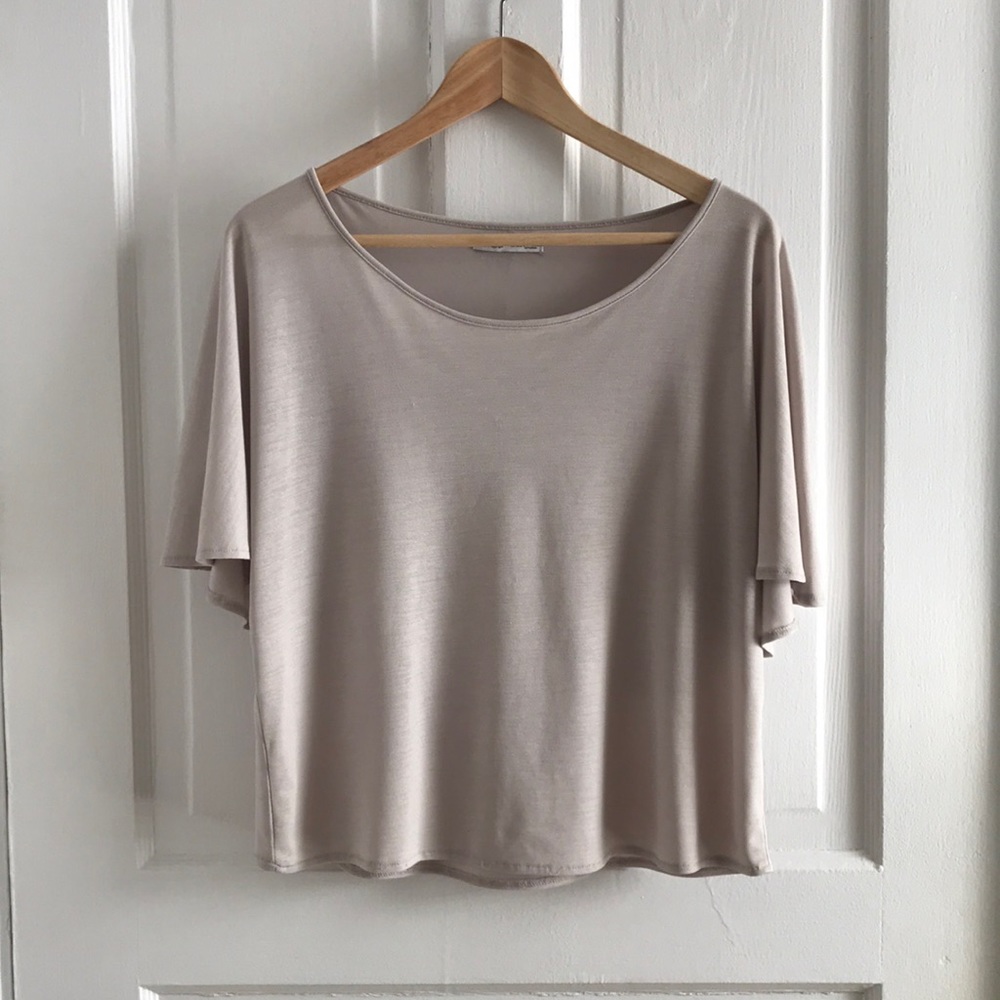 ZARA | Flowy top with cape
